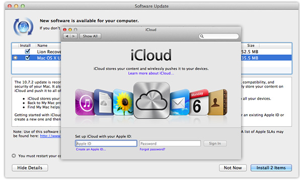 OS X Lion 10.7.2