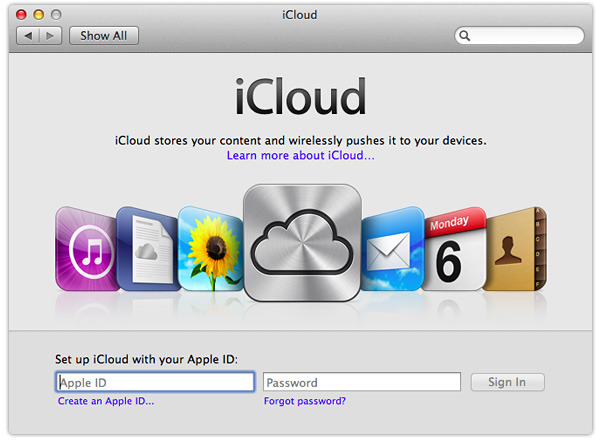 iCloud Set up