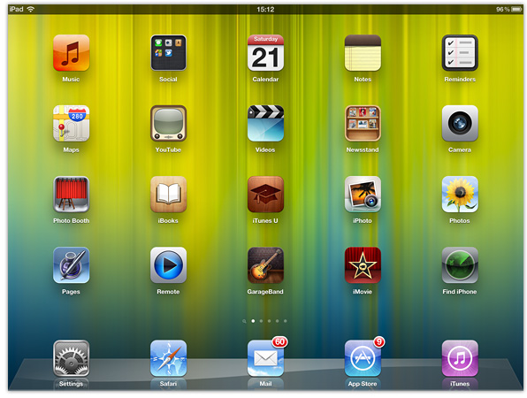 abstract wallpapers for the new iPad