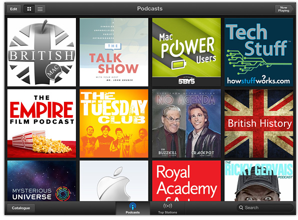 Podcasts App for iPad