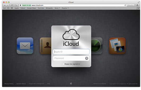 iCloud apps