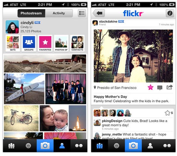Flickr iPhone