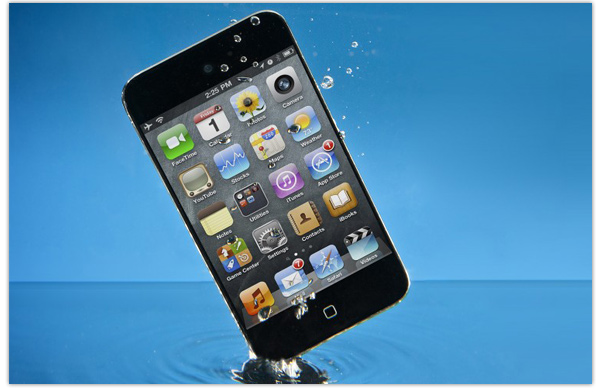 wet iPhone