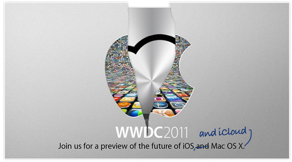 WWDC invite with iCloud logo