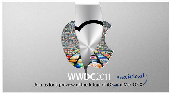 WWDC invite with iCloud logo