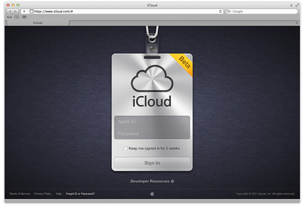 iCloud Beta