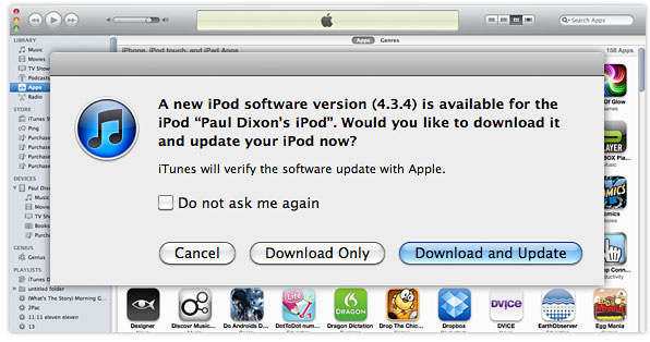 iOS 4.3.4 update