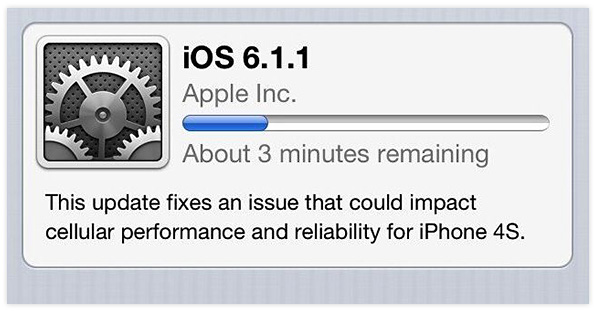 iOS 6.1.1 update