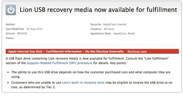 os x lion recovery usb