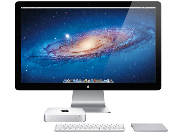 Mac mini with Apple display