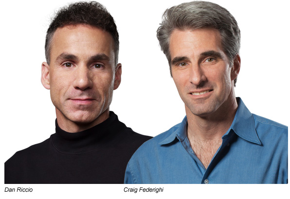 Craig Federighi & Dan Riccio