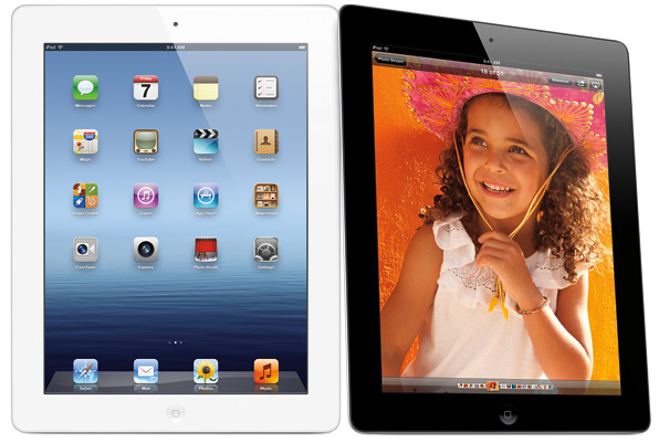 iPad 4th Gen black and white