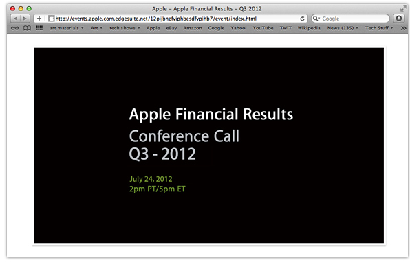 Q3 2012 financial results