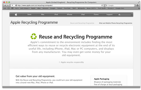 Apple expand Reuse & Recycling Programme