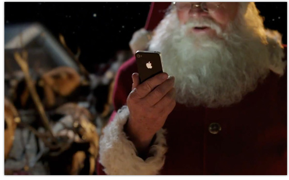 Santa using Siri