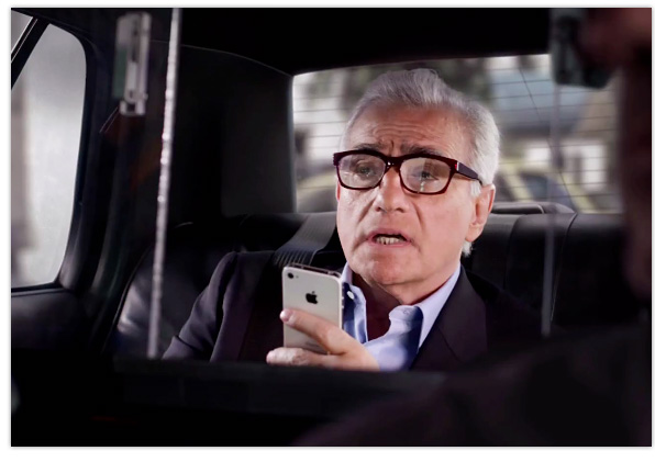 Martin Scorsese iPhone 4S TV advert