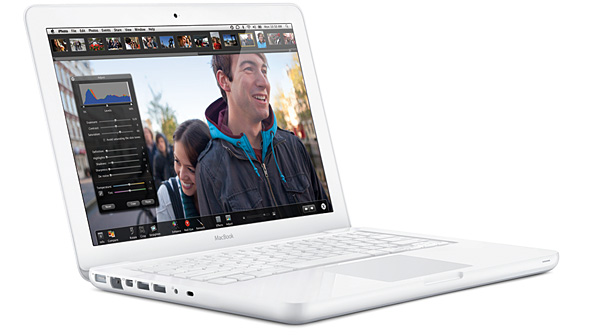 White MacBook